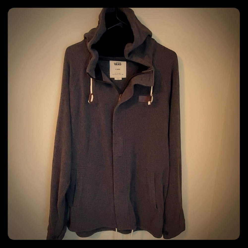 Vans zip up hoodie